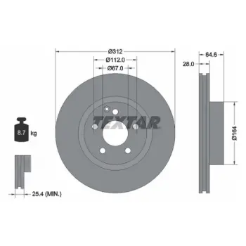 Fren Diski W211 Ön Havalı 280>500
