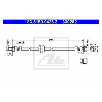 Fren Hortumu E36 Ön