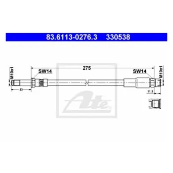 Fren Hortumu E39 Arka