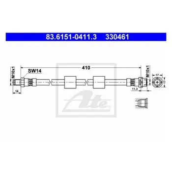 Fren Hortumu E39 Ön