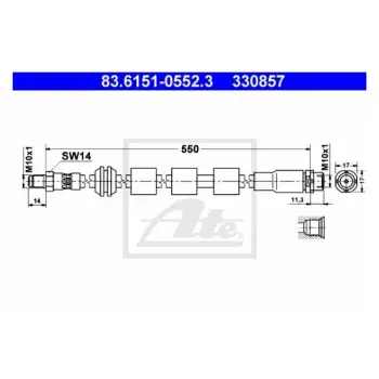 Fren Hortumu E60 Ön