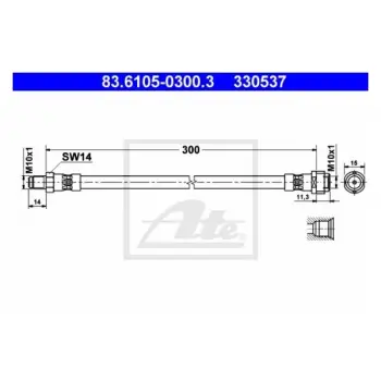 Fren Hortumu W163 Arka