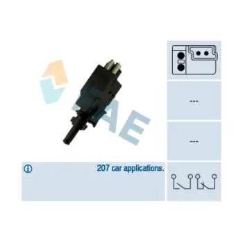 Fren Pedal Şalteri W124 W140 W201 W202 W210 V-Class638/2 4-Fişli
