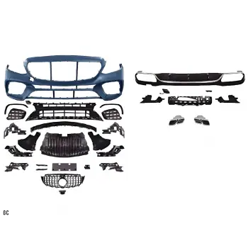 Mercedes W213 2016-2019 Gövde Kiti PDCli Ön Egzoz Uçlu Panjurlu AMG M A2132111 Wender