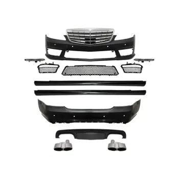 Gövde Kiti W221 F.Yık-lı, PDCli:Ön/Arka, 00-00-Çıkış, Mrşp-li, Panj-lu, Egz.Uçlu, SİSli -AMG S65- 2009-13