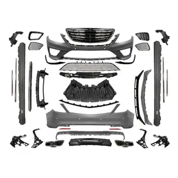 Gövde Kiti W222 PDCli:Ön/Arka, 00-00-Çıkış, Mrşp-li, Panj-lu, Egz.Uçlu -AMG S63 Black-Line- 2013-17