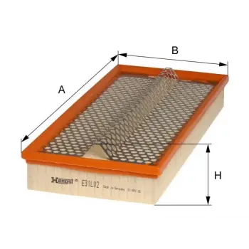 Hava Filtresi OM602 [W201 W124]