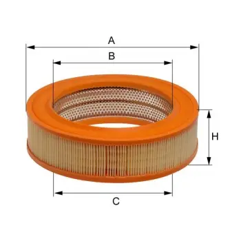 Hava Filtresi OM615>617 [W123]