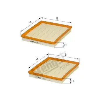 Hava Filtresi OM629 [W211 W221 W164] Set