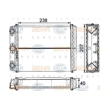 Kalorifer Radyatörü W124 AC- 1985-90