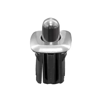 Kapı Kilit Düğmesi F10+LCI Yuvası ile Gümüş