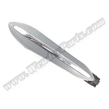 Kapı Kolu F10+LCI F01+LCI Arka Dış Sol; Beyaz Düz