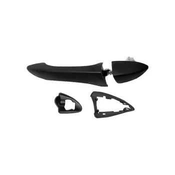 Kapı Kolu X5:E53 Ön/Arka Dış Sağ; Siyah Deliksiz, Pütürlü