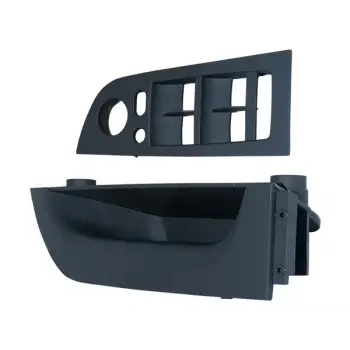 Kapı Tutamağı E90 Ön Sol; Siyah Cam Düğme Çerçeveli, Katlamalı Ayna