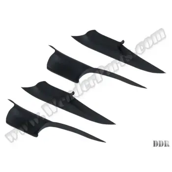 Kapı Tutamak Kaplama Seti F01 Ön&Arka; Siyah