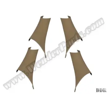 Kapı Tutamak Kaplama Seti F30+LCI Ön&Arka; Bej İç