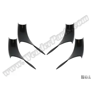 Kapı Tutamak Kaplama Seti F30+LCI Ön&Arka; Karbon İç