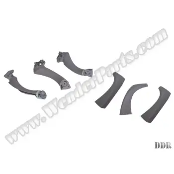 Kapı Tutamak Seti E90+LCI Ön&Arka; Gri Kaplamalı