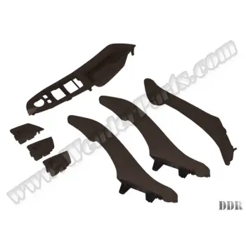 Kapı Tutamak Seti F10+LCI Ön&Arka; Mokka Deri Kaplamalı