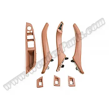 Kapı Tutamak Seti F10+LCI Ön&Arka; Şampanya Deri Kaplamalı