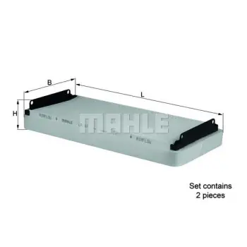 Klima Filtresi W210 W220 Set