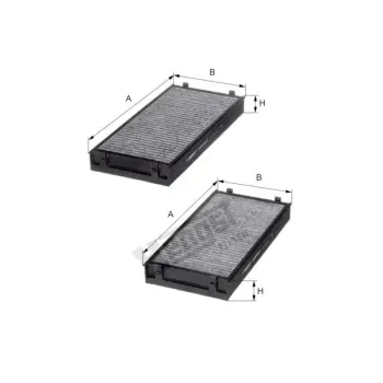 Klima Filtresi X5:E70 X6:E71 Set Karbonlu