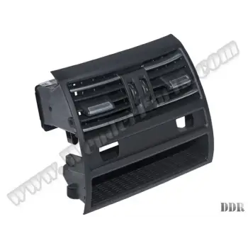 Klima/Kalorifer Izgarası F10+LCI Arka; (Komple) Nikelajlı Siyah Isıtmalı Arka Koltuk