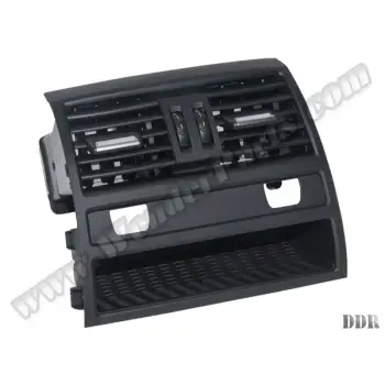 Klima/Kalorifer Izgarası F10+LCI Arka; (Komple) Siyah Isıtmalı Arka Koltuk