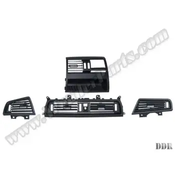 Klima/Kalorifer Izgarası F10+LCI Set:4ad Ön+Arka Nikelajlı Siyah