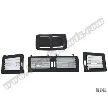 Klima/Kalorifer Izgarası W251 Set:4ad Ön/Arka Nikelajlı Siyah 2010-13