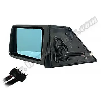 Komple Ayna W201 W124 Sol Elekt Isıtmalı