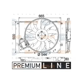 Komple Fan W220 [OM613 M137] 850W 2003-05