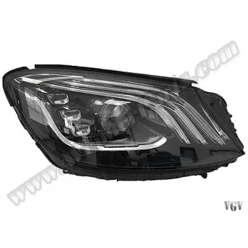 Komple Far W222 Sağ Dinamik Led 2017-