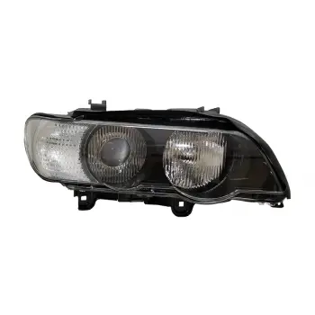 Komple Far X5:E53 Sağ; Siyah Beyaz Sinyal Xenon 2000-03