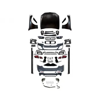 Komple Gövde Kiti F10-LCI [DONUSUM => G30-LCI] Mrşp-li, Panj-lu, Egz.Uçlu, Kaput/Çamurluk, Far/Stop -M-Tech- 2014-16