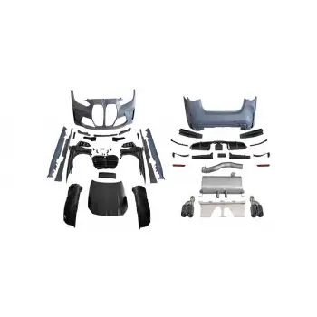 Komple Gövde Kiti G22 00-00-OrtadanÇıkış, Mrşp-li, Panj-lu, Egz.Uçlu, Kaput/Çamurluk -///M4 (G82) STYLE- 2019-21