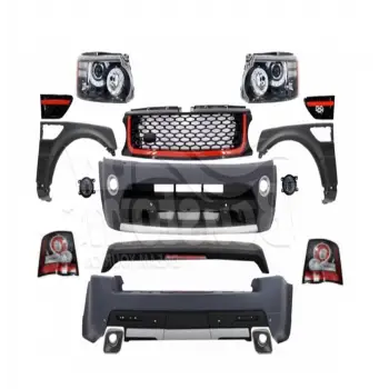 Komple Gövde Kiti Range Rover Sport PDCli:Ön/Arka, Kırmızı Panj-lu, Çamurluk, Far/Stop/Sisli  -Autobiography