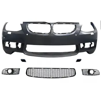 BMW E92 2010-2013 Komple Tampon Ön Far Yıkamalı SİS Delikli PDCli STYLE B A51118043959R4 Wender
