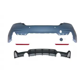 Komple Tampon F32+LCI F36+LCI Arka; PDCli, <O-O> Egz.Çıkışlı -M-Tech- 2013-20