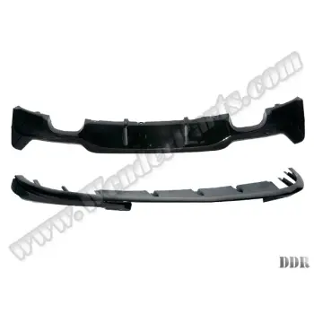 Lip-Difüzör Seti F32 F36 Ön + Arka; 2-Çıkış -///M-Sport-