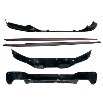 Lip-Difüzör Seti G30 Ön Alt; Yekpare + Arka; 2-Çıkış + Marşpiye Alt Lipleri -///M-Performance- 2017-