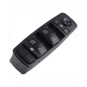 Mercedes Cam Düğmesi W164 X164 W251 Ön Sol Siyah; Katlamalı Ayna