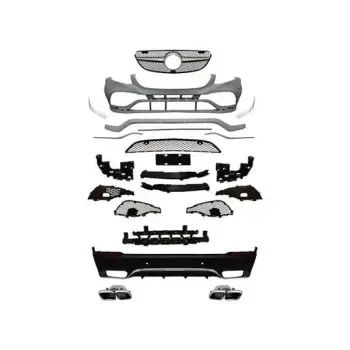 Mercedes Gövde Kiti C253 PDCli:Ön/Arka, 00-00-Çıkış, Panj-lu, Egz.Uçlu -AMG GLC63- 2015-