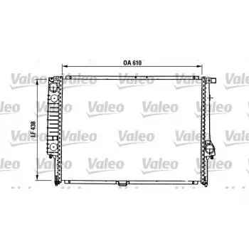Motor Su Radyatörü E34 E32 [M30] Otm.Şanz; AC+