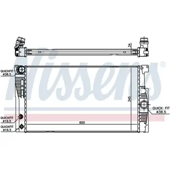 Motor Su Radyatörü F10 [N20] Otm.Şanz; AC+/-