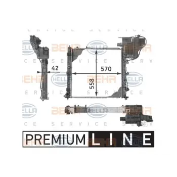 Motor Su Radyatörü V-Class638/2 [OM611] Otm.Şanz; AC+