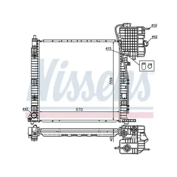 Motor Su Radyatörü Vito638 V-Class638/2 [OM601] Otm.Şanz; AC+