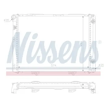 Motor Su Radyatörü W201 [M102 OM601] Otm.Şanz; AC+