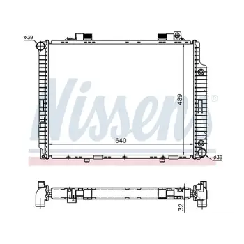 Motor Su Radyatörü W210 [OM602] Otm.Şanz; AC+