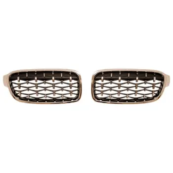 Panjur F30+LCI (Set) Krom/Krom/Siyah -Diamond- 2012-18